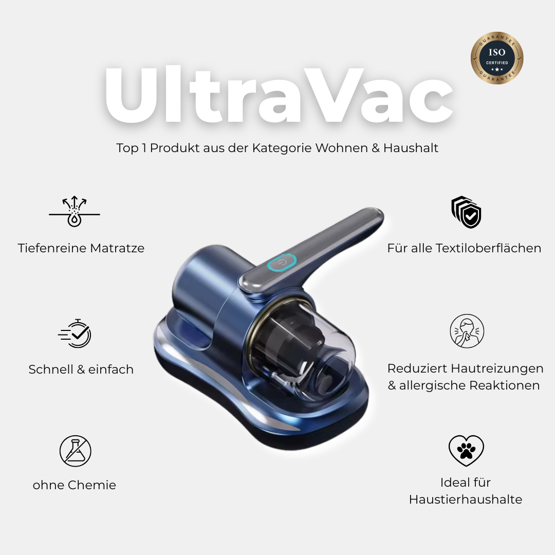 UltraVac - Dein Nr. 1 Milbenstaubsauger