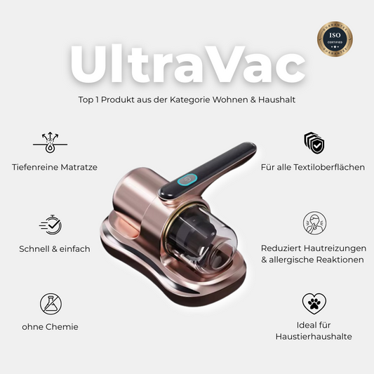 UltraVac - Dein Nr. 1 Milbenstaubsauger