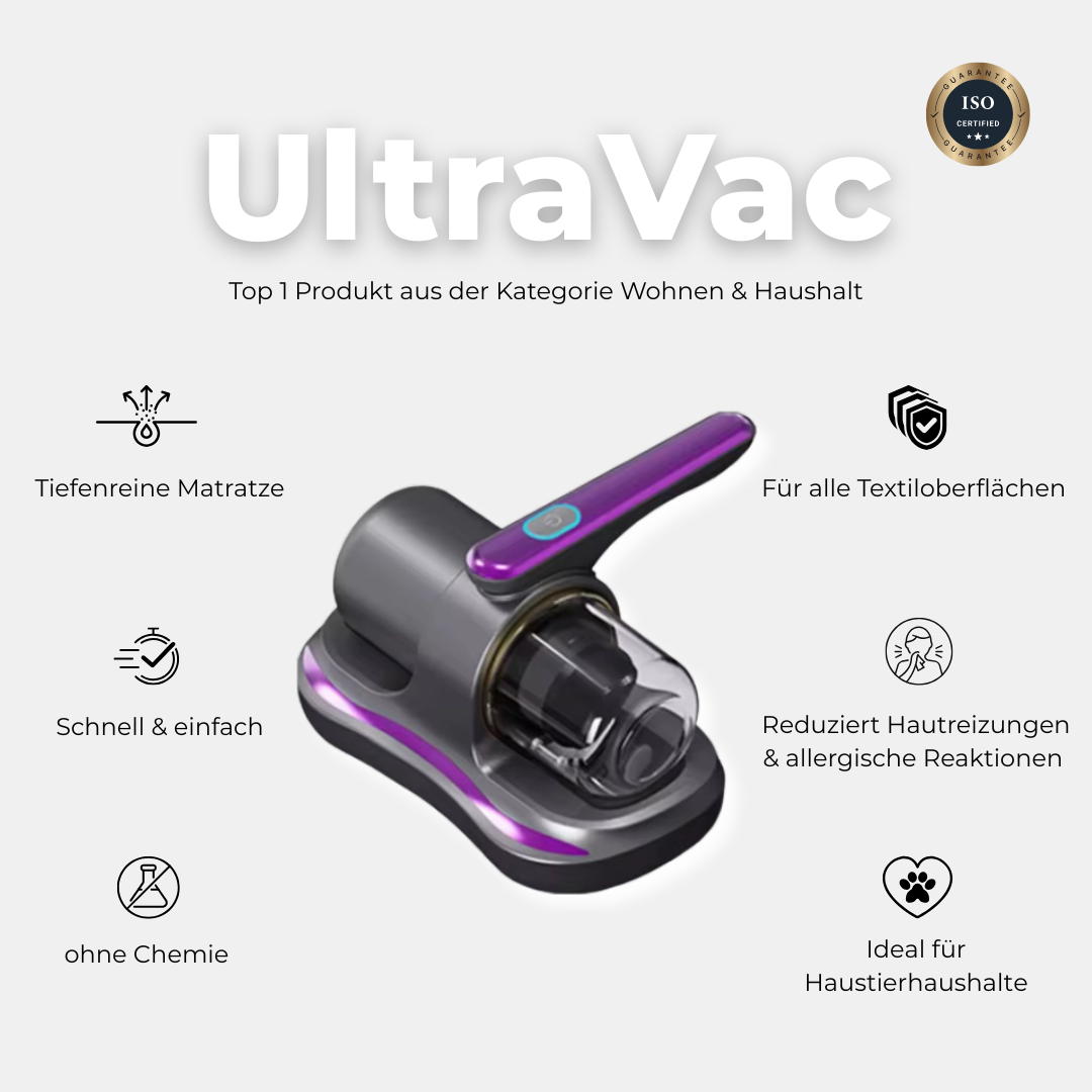 UltraVac - Dein Nr. 1 Milbenstaubsauger