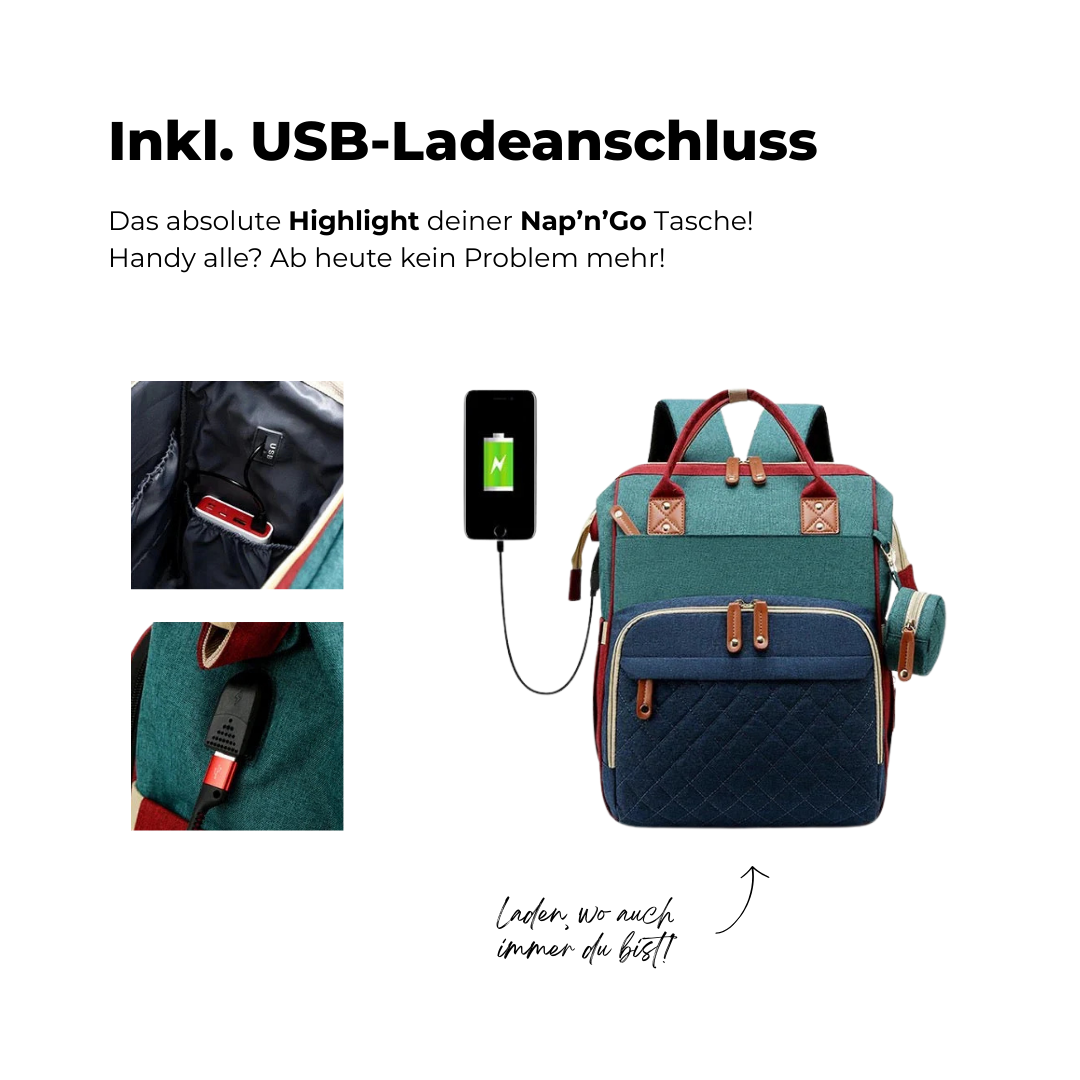 Nap’n’Go - Dein All-in-1 Rucksack für unterwegs
